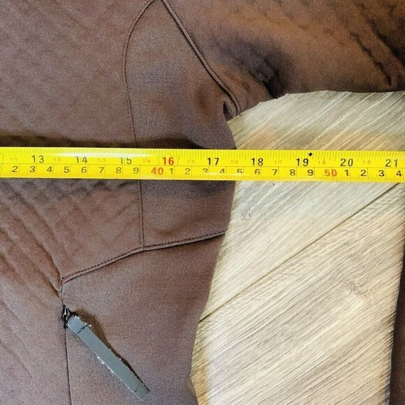 Nike Sphere Thermal Jacket Women's Size S brown Waffle Weave Running Outdoors - Picture 4 of 12